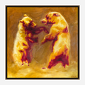 'Fighting Like A Bear' Canvas Print