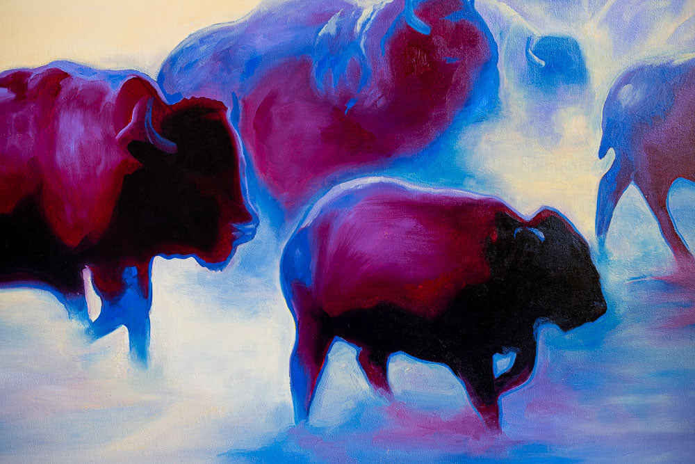 'Purple Haze' Canvas Print
