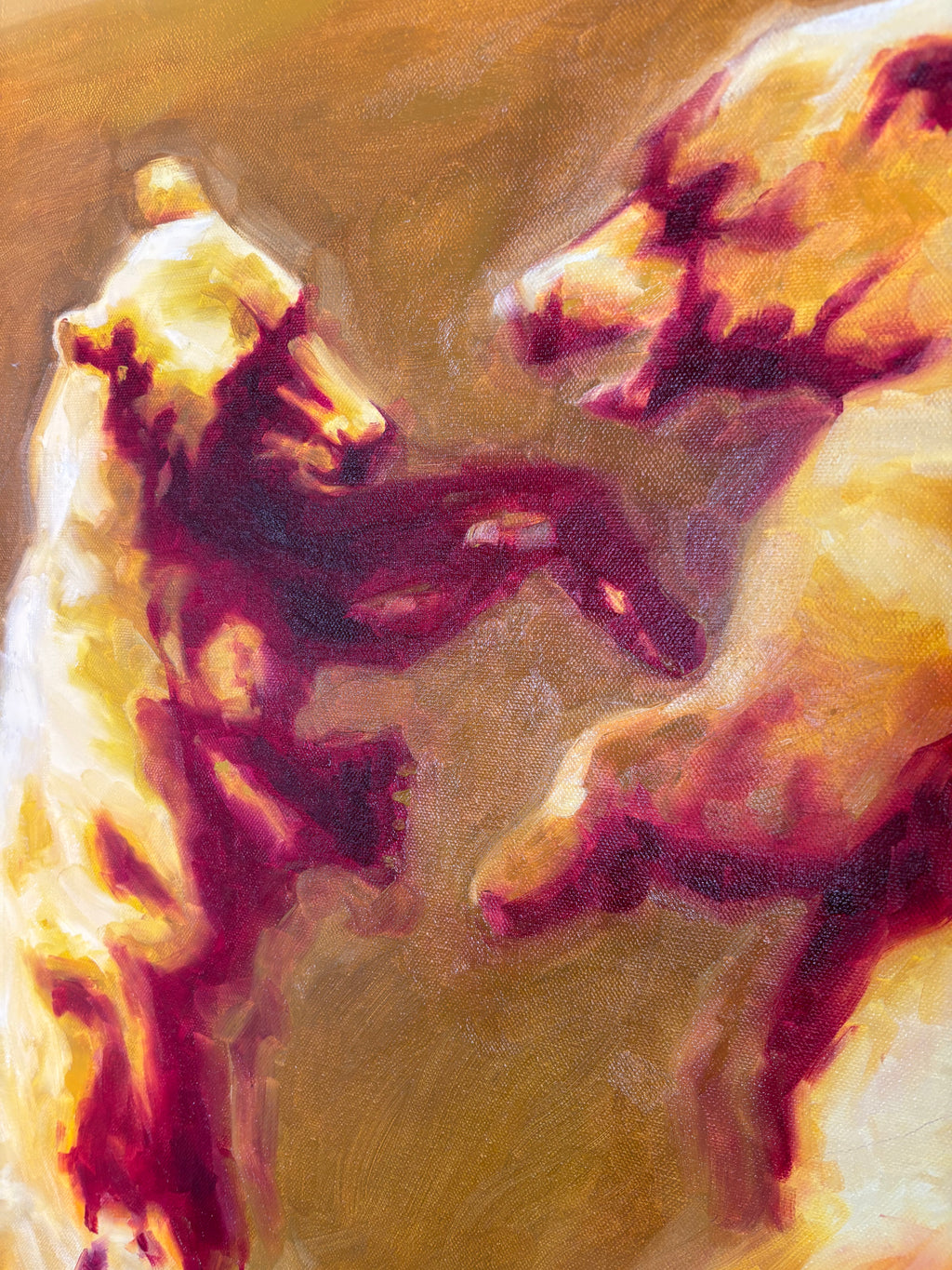 'Fighting Like A Bear' Canvas Print