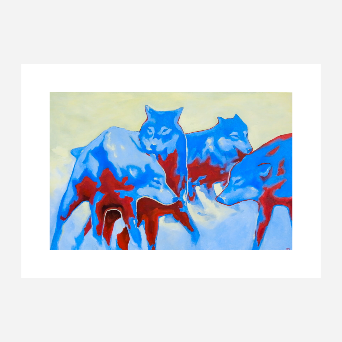 'Better In The Pack' Print