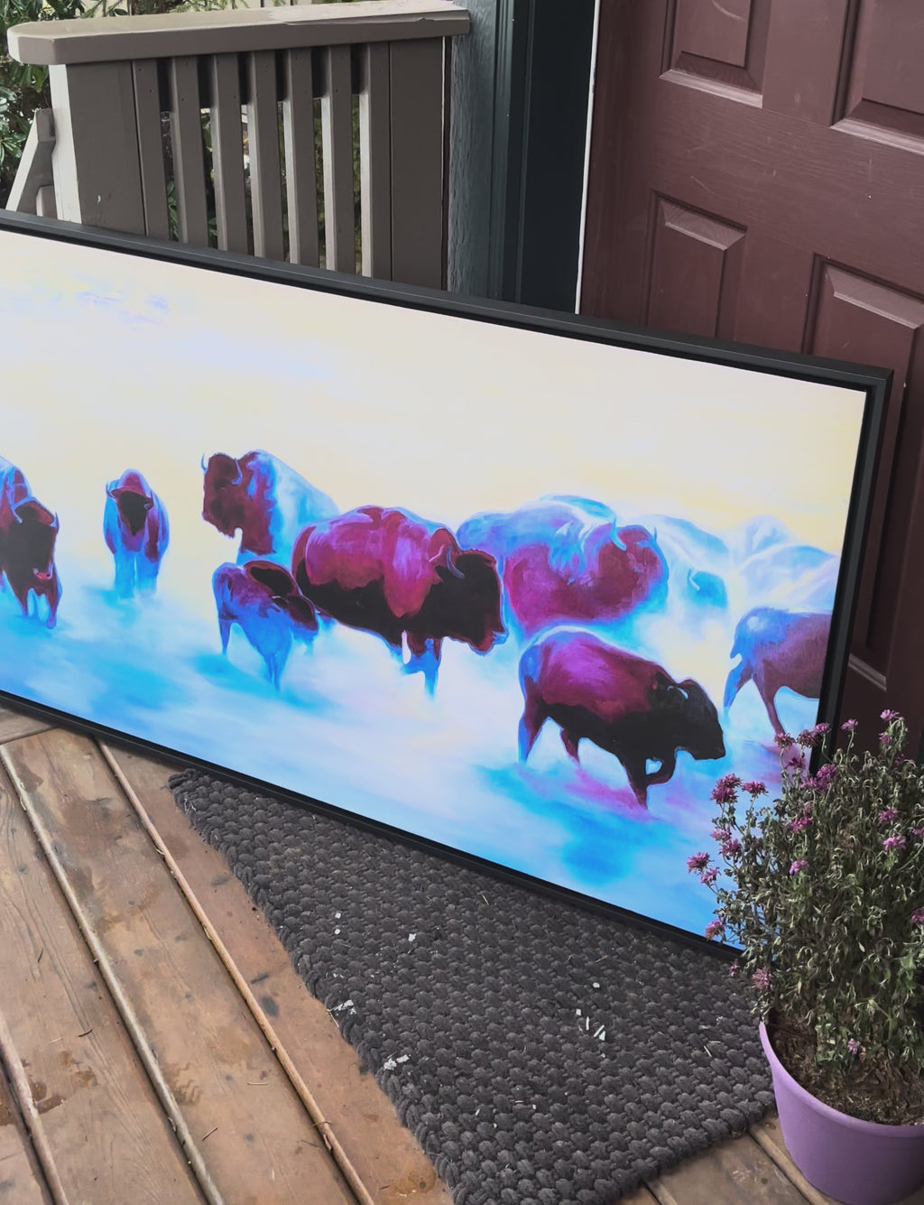 'Purple Haze' Canvas Print