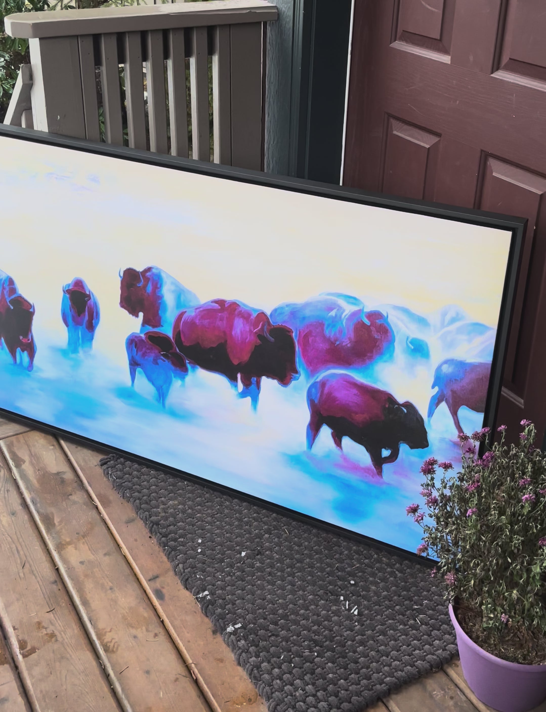 'Purple Haze' Canvas Print